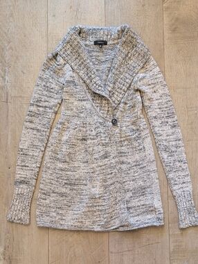 Aritzia Talula Gray Sweater Cardigan Coat Wool, Angora, Cashmere XS